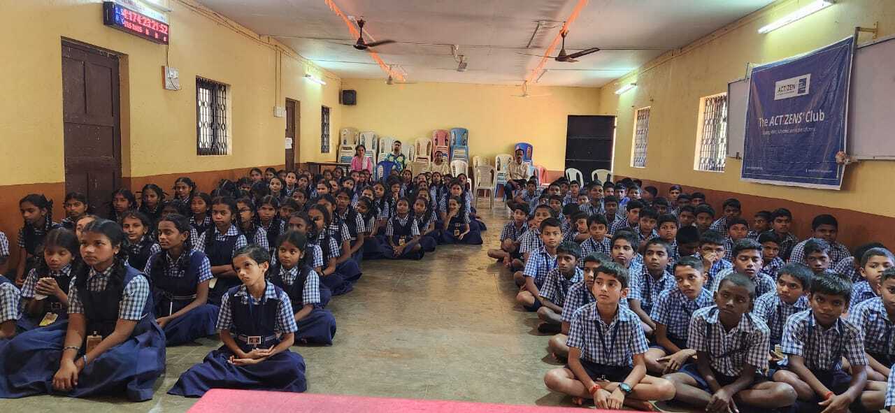 Lecture at Shriram High School, Khadki, Goa